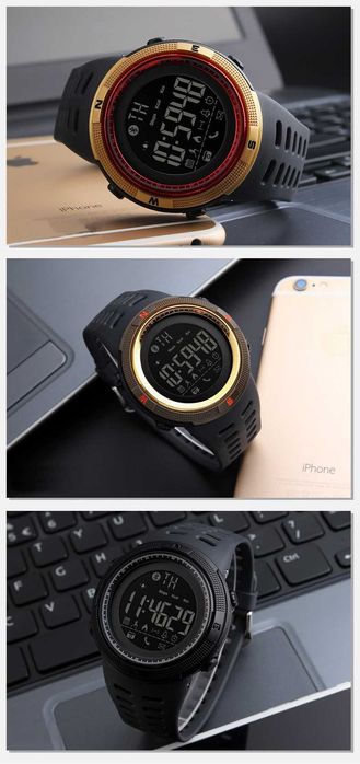 Zegarek Sportowy Smartwatch SKMEI Bluetooth NOWY PROCESOR IC Aplikacja