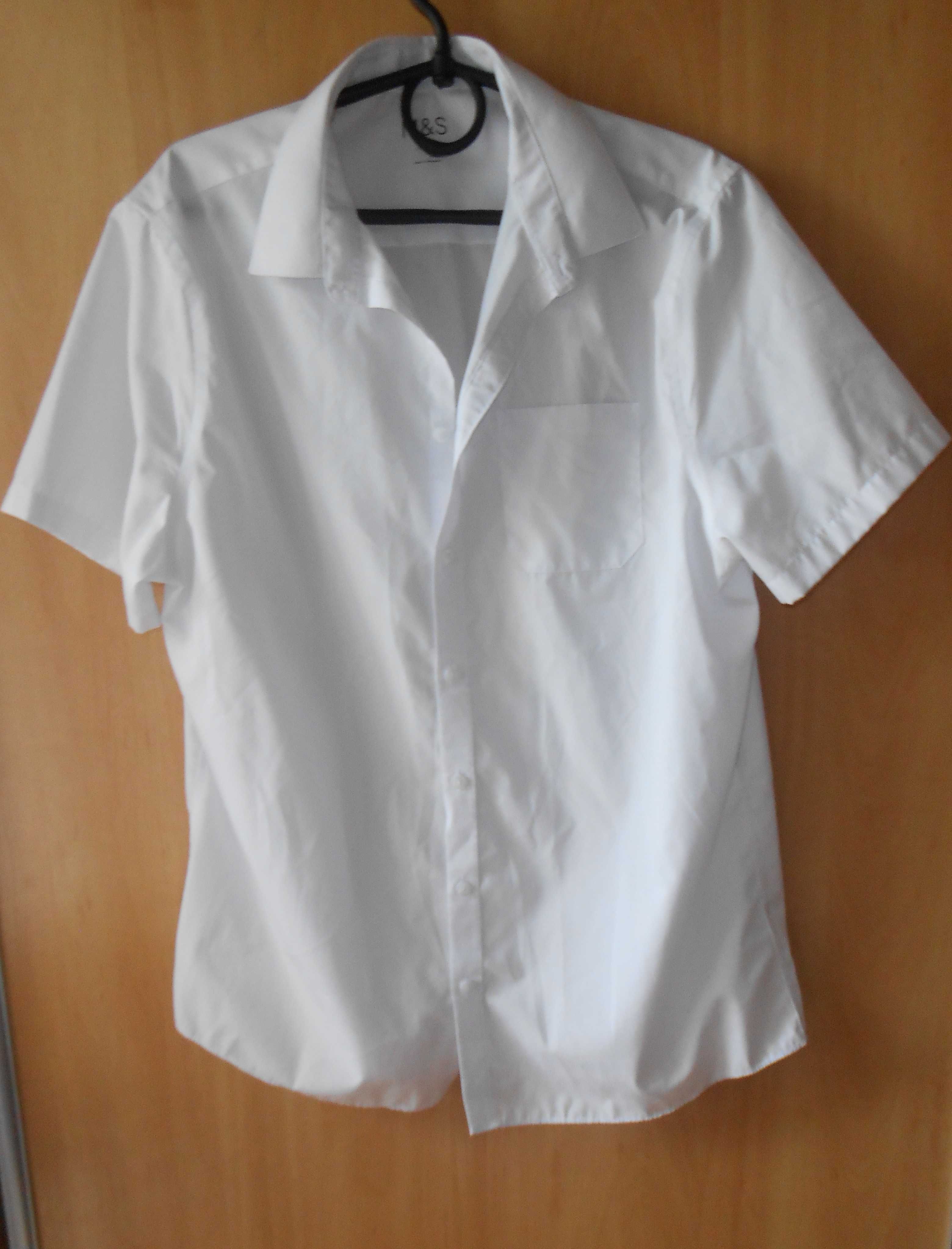 чоловіча сорочка бо підліткова біла орієнтовно 15(41-42) розмір