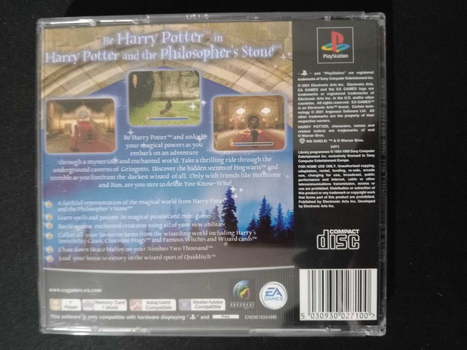 Jogo Ps1 “Harry Potter e a Pedra Filosofal”  excelente estado
