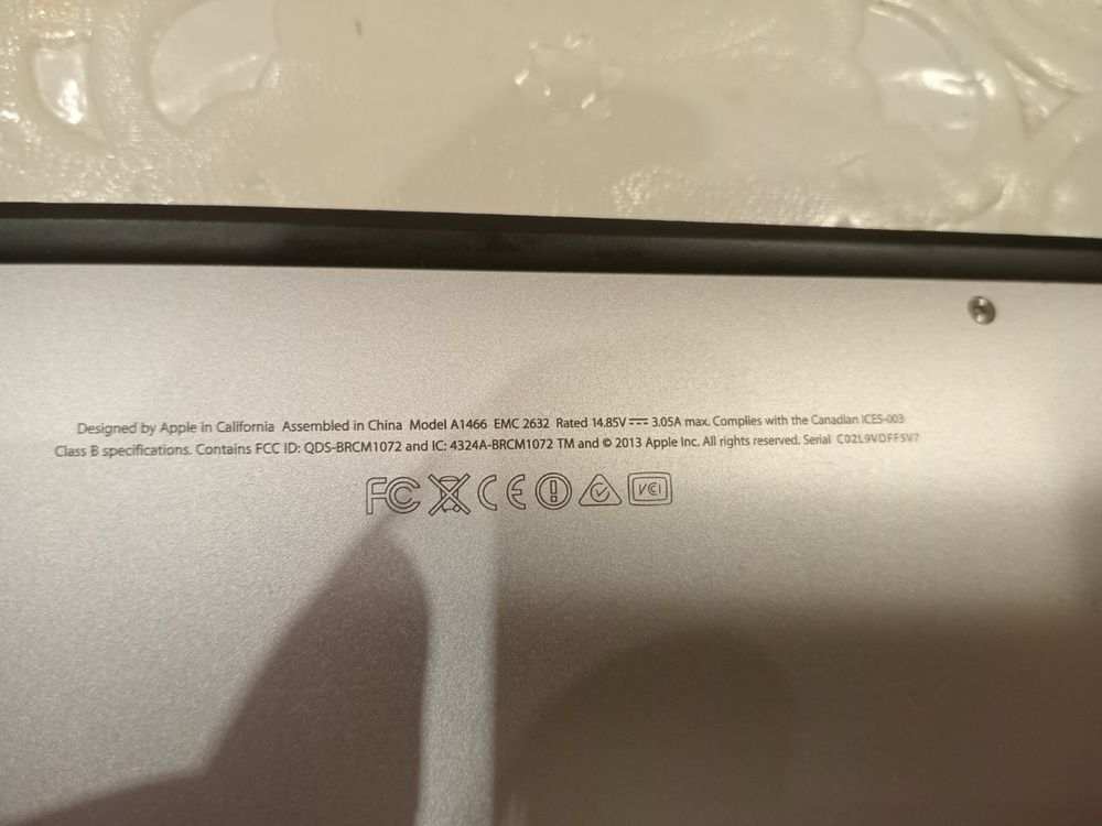 MacBook air 13 mid 2013