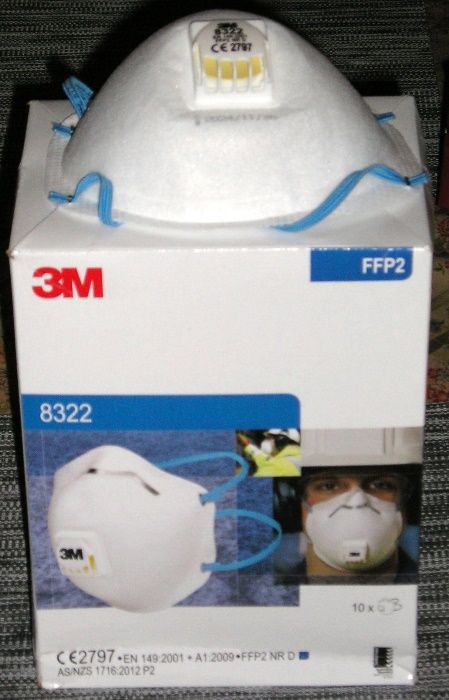 maska ochronna z zaworem 3M FLOWTM FFP2 P2 8322