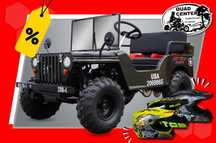 Samochód Terenowy Jeep Buggy UTV ATV Quad Willys Wrangler 150cc Półaut