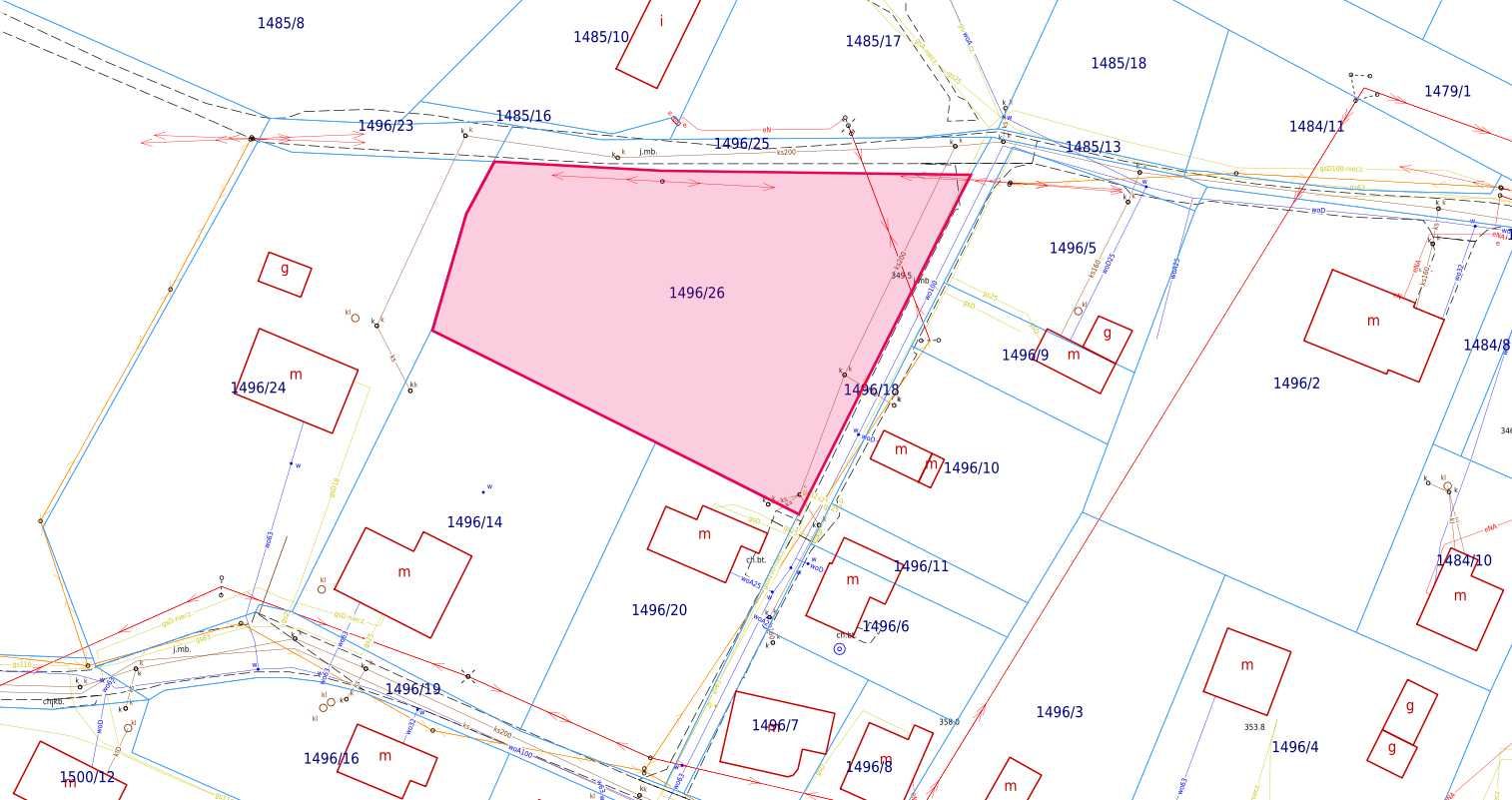 Działka budowlana - Płaza - 1820m2 - bezpośrednio, wszystkie media