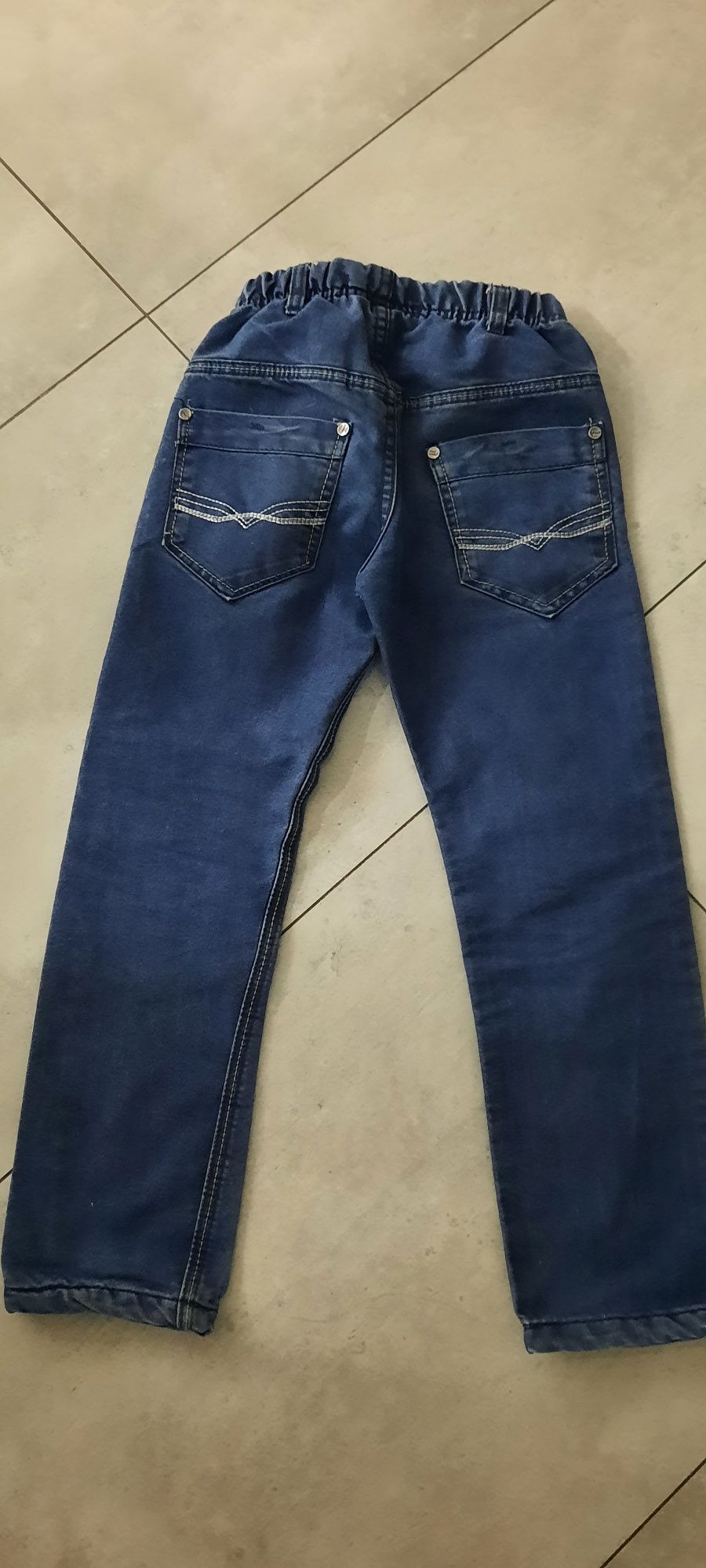 Spodnie jeansowe chłopięce 134/140