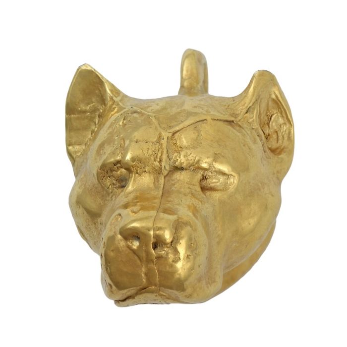 Amerykański Staffordshire terrier naszyjnik pozłocony Art-Dog