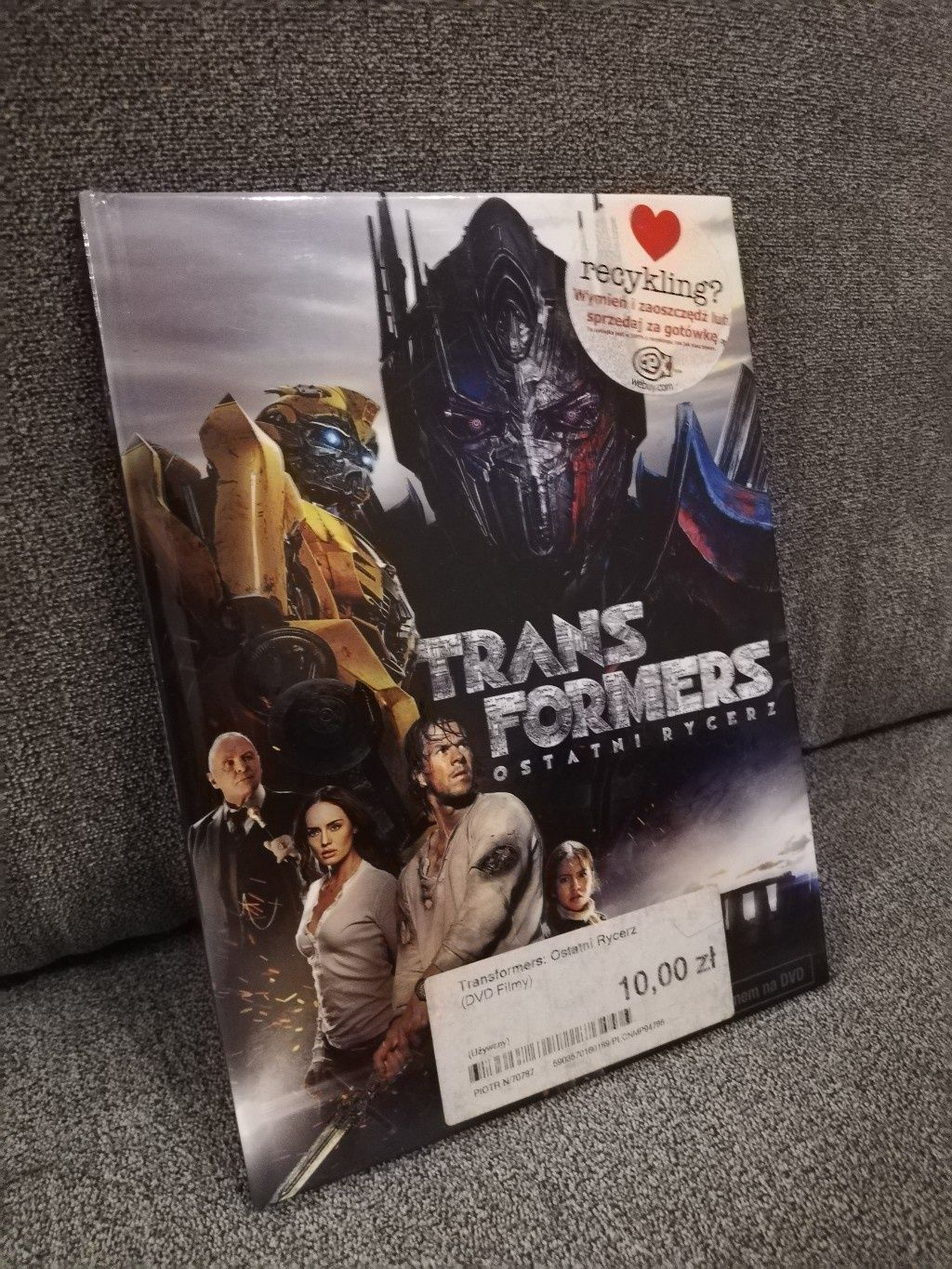 Transformers DVD książka z filmem