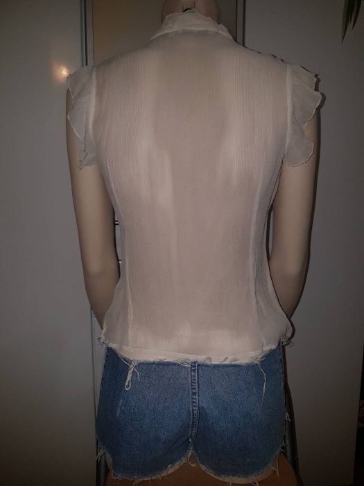Брендовая блуза Massimo Dutti шёлк кружева + подарок