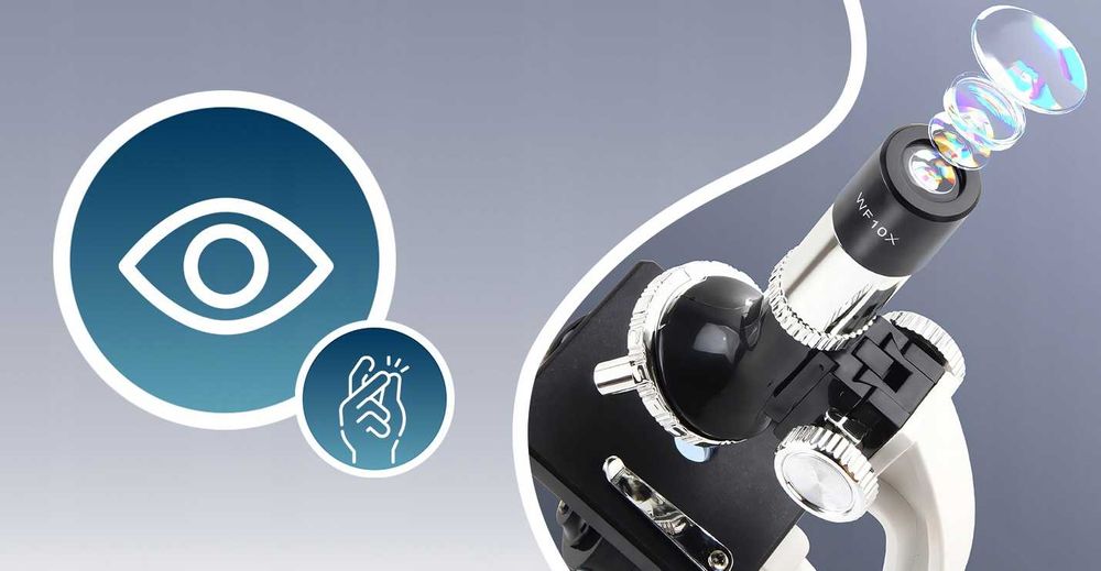 Precyzyjny Mikroskop Optyczny Laboratoryjny Zestaw Zoom 1200x - OKAZJA