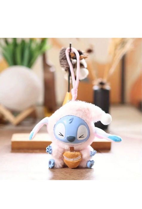 Брелок Стіч Labubu 15 см у коробці-сюрпризі