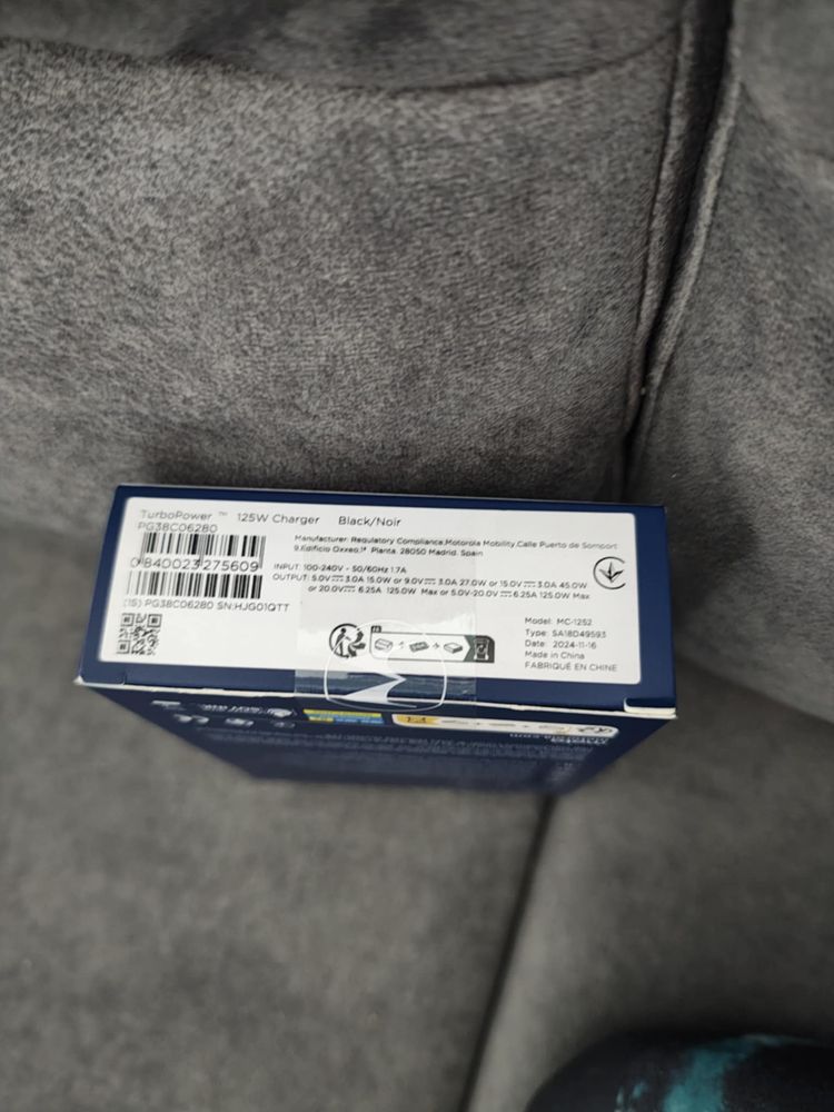 Nowa Ładowarka 125 W MOTOROLA TurboPower