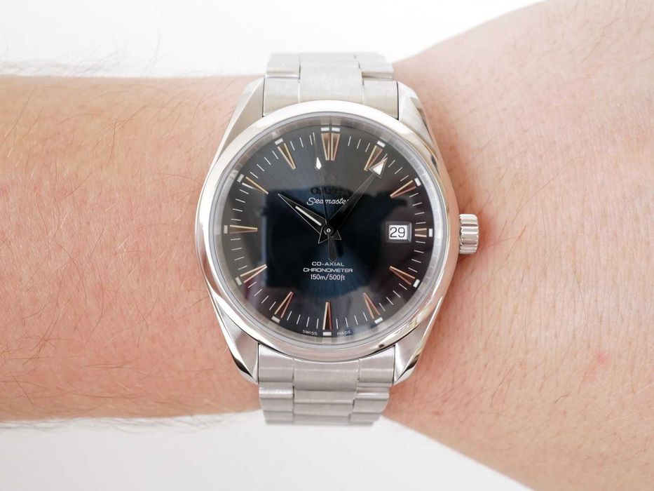 Omega Seamaster Aqua Terra Co-axial Blue Dial 39mm