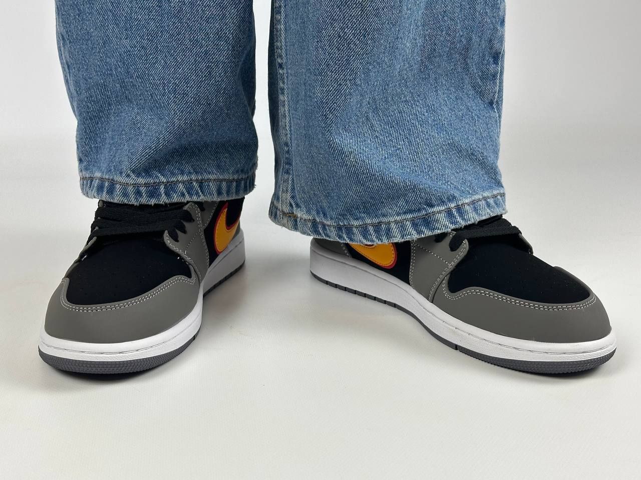 Кросівки Nike Air Jordan black grey 38-45, люкс якість