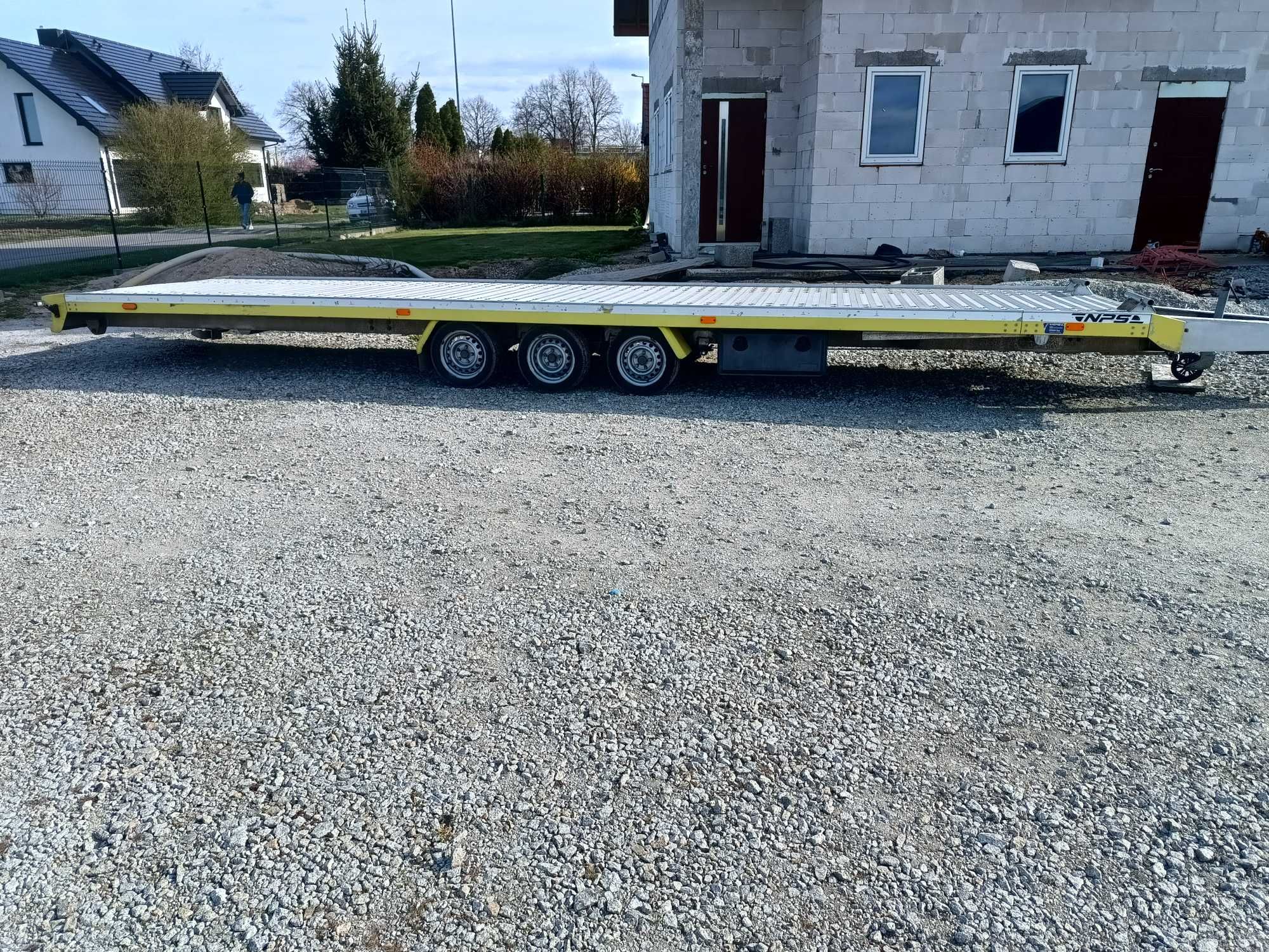 Przyczepa laweta na 2 auta 8,5 m NPS aluminowa w super cenie !