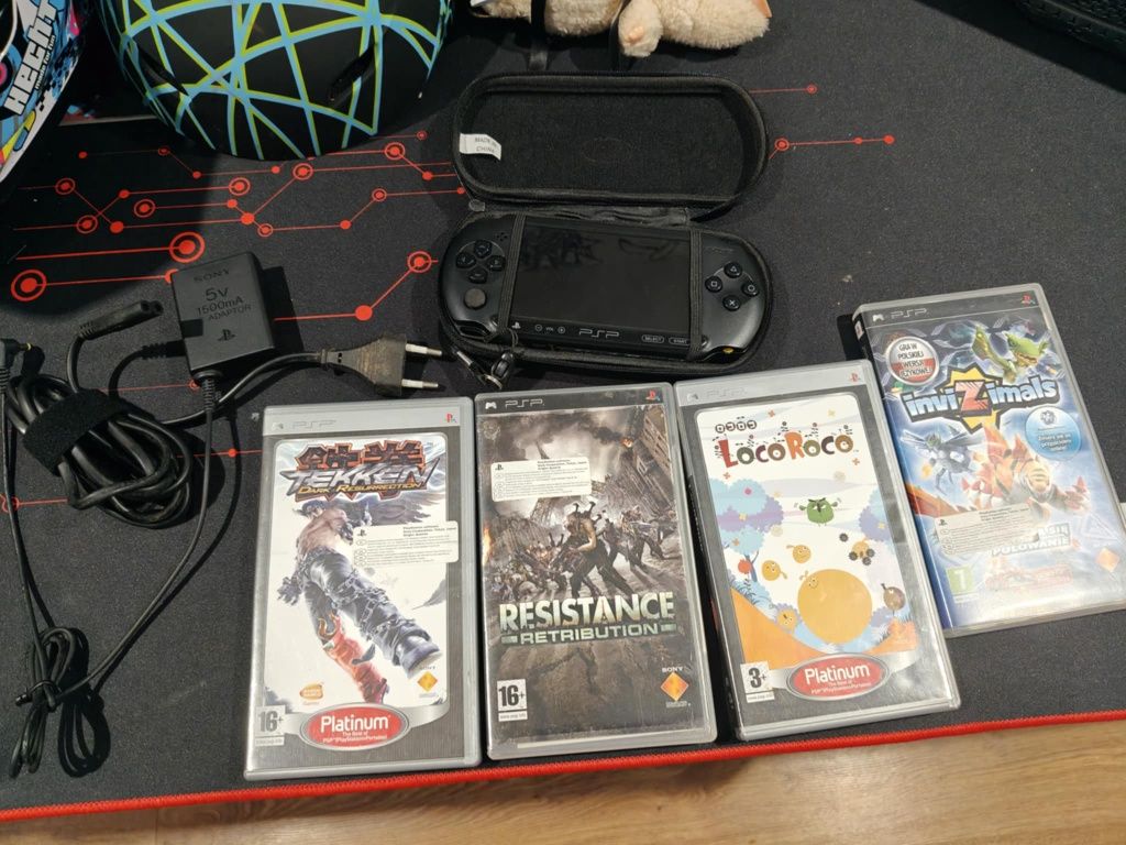 Sony PlayStation Portable PSP z grami stan bdb