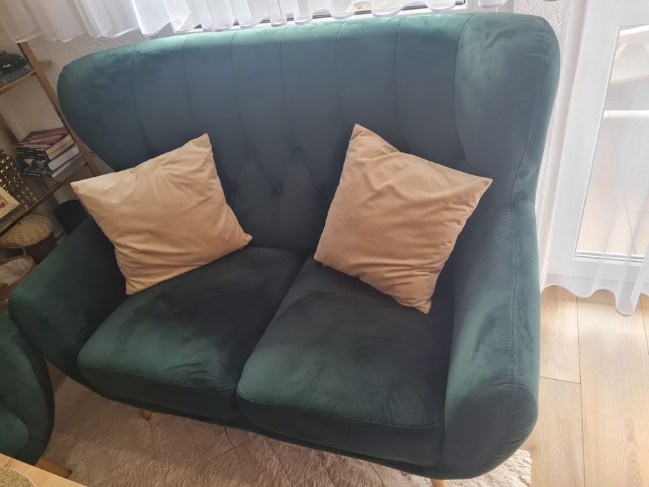Sofa kelso butelkowa zieleń 2os