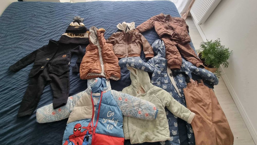 Sprzedam zimowe ubranka dla chlopca rozm.86,używane