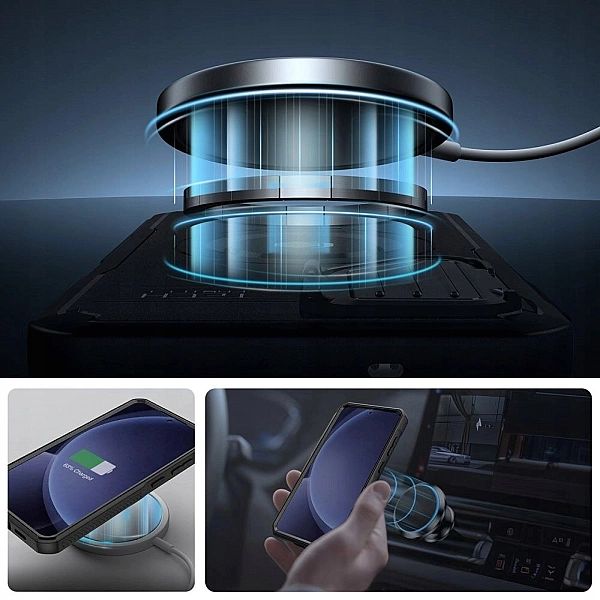 Samsung Galaxy S25 Obudowa Pancerna 360 z MagSafe ochrona przód i tył