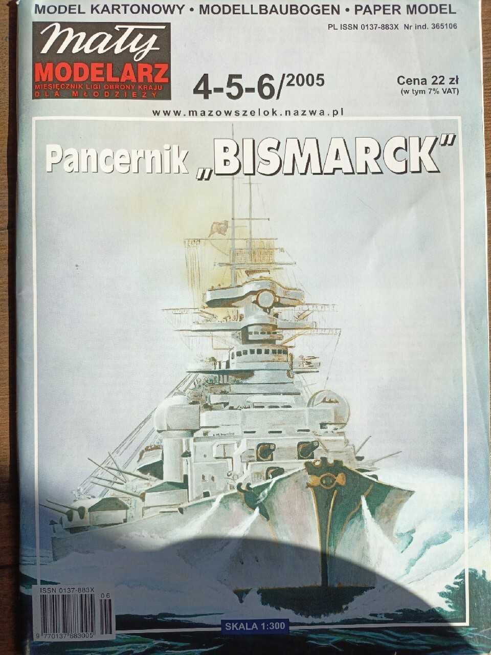 Pancernik Bismarck Mały Modelarz