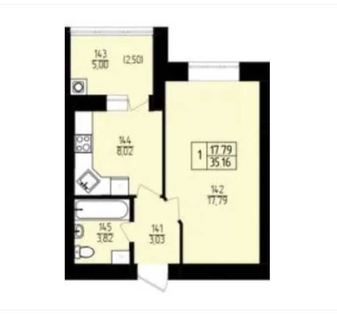 Продаж 1 К. ЖК Амстердам Озерна