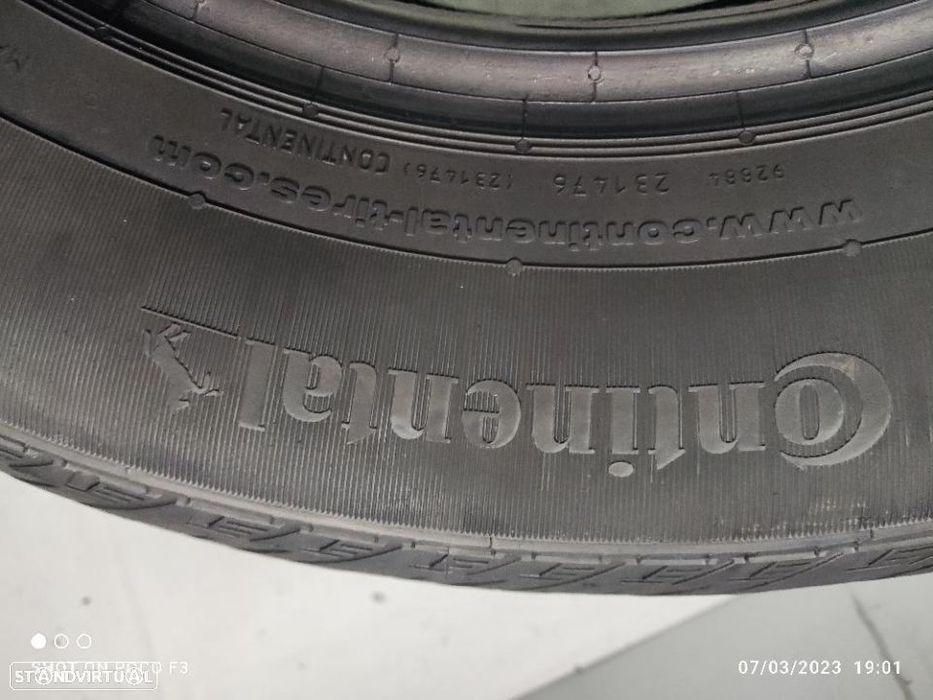 2 pneus semi novos 215-65r16 continental - oferta dos portes 90 EUROS