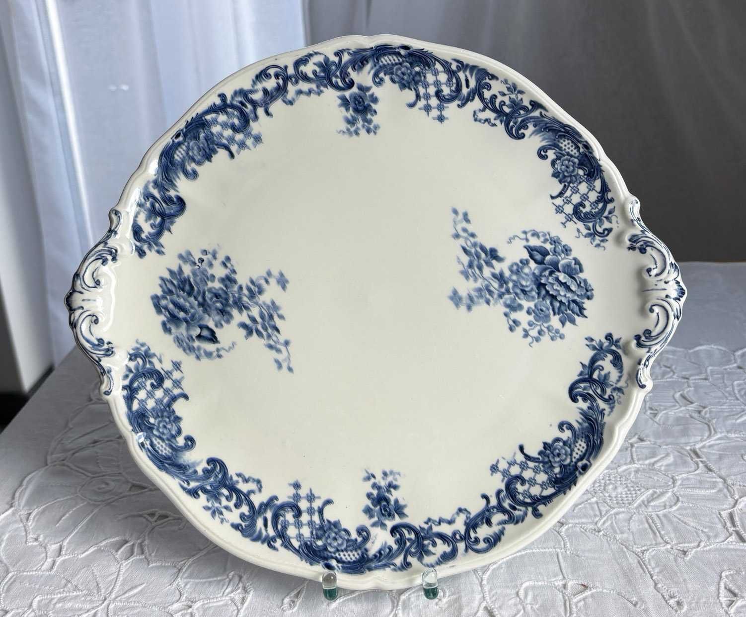 Villeroy & Boch Valeria patera do ciasta 28,5* 26,5 cm kolor kobaltowy