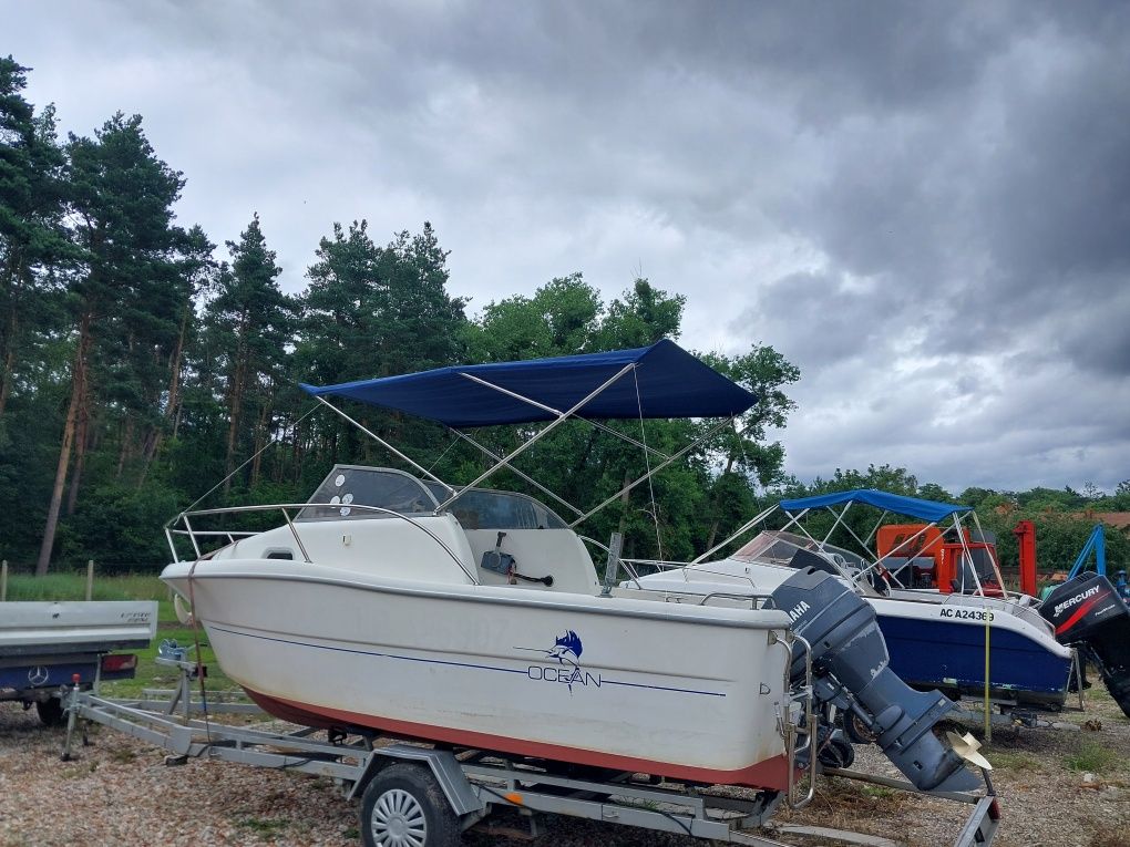 Łódź kabinowa,motorowa  Sessa 550 ocean bimini,trim