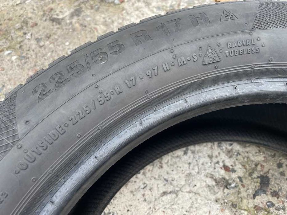 Continental WinterContact Ts850P 225/55r17 97H шина бу зима 1 штука