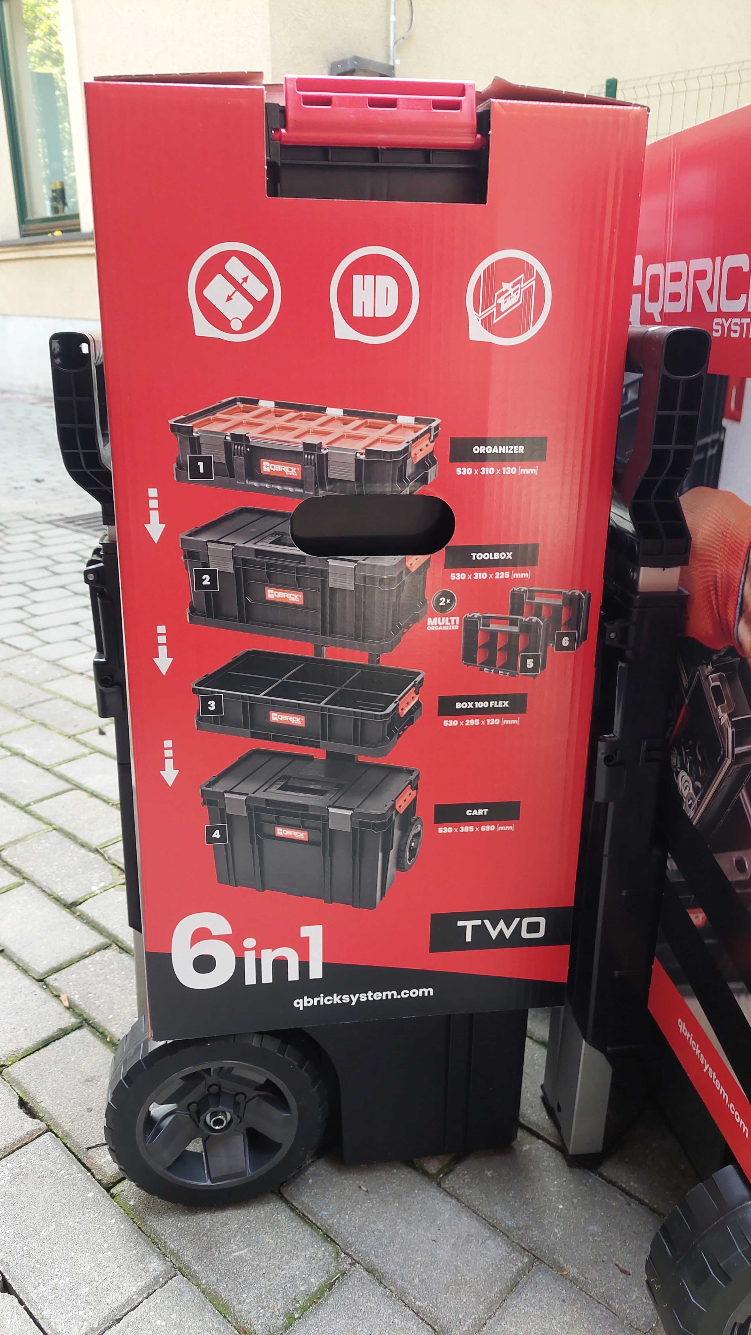 Qbrick system TWO 6 in 1 - super zestaw skrzynek narzędziowych Waw