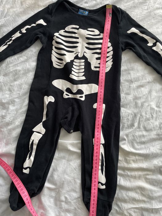 Сліп, чоловічок скелет, на хеловін