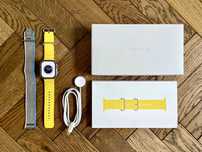 Apple Watch Ultra 1 generacji, dwie opaski, kompletny, super stan!