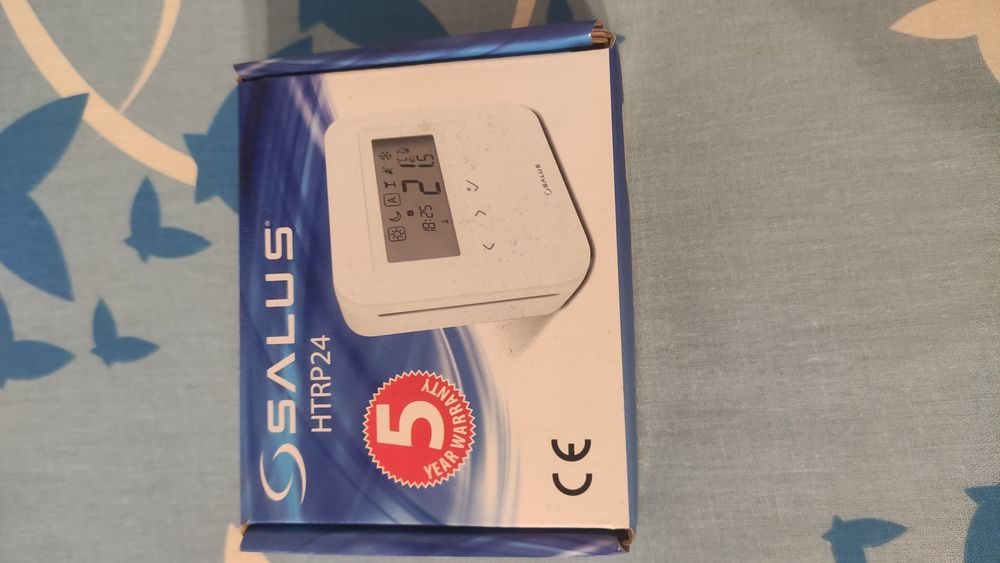 Regulator temperatury Salus Htrp24v(50) 24V program tyg natynk biały