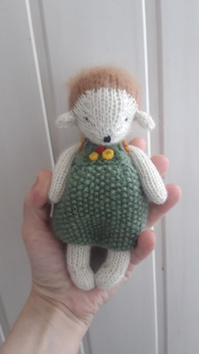 Вязаная игрушка, ёжик