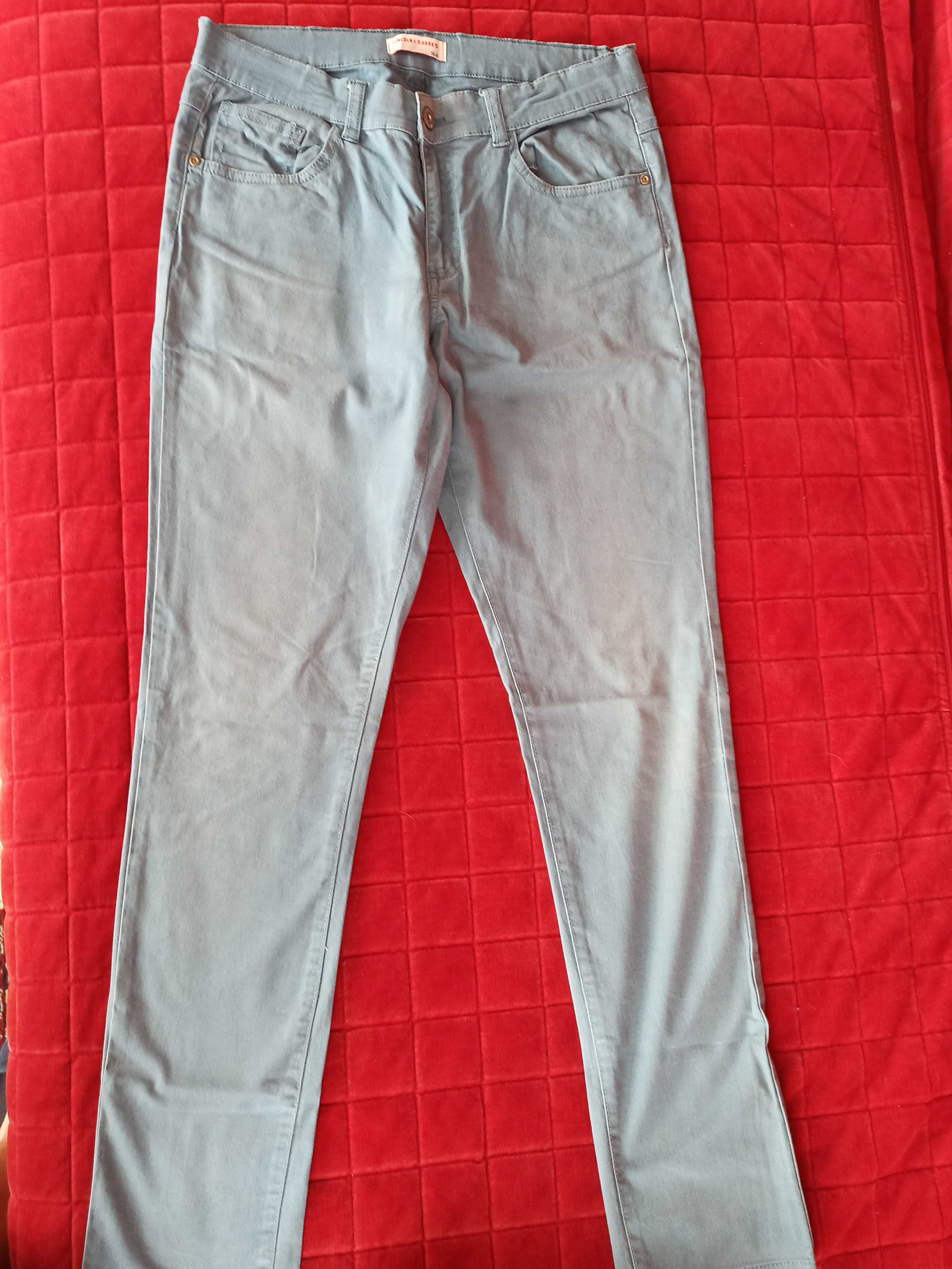 2 szt. +gratis Spodnie jeansy chłopięce r. 164