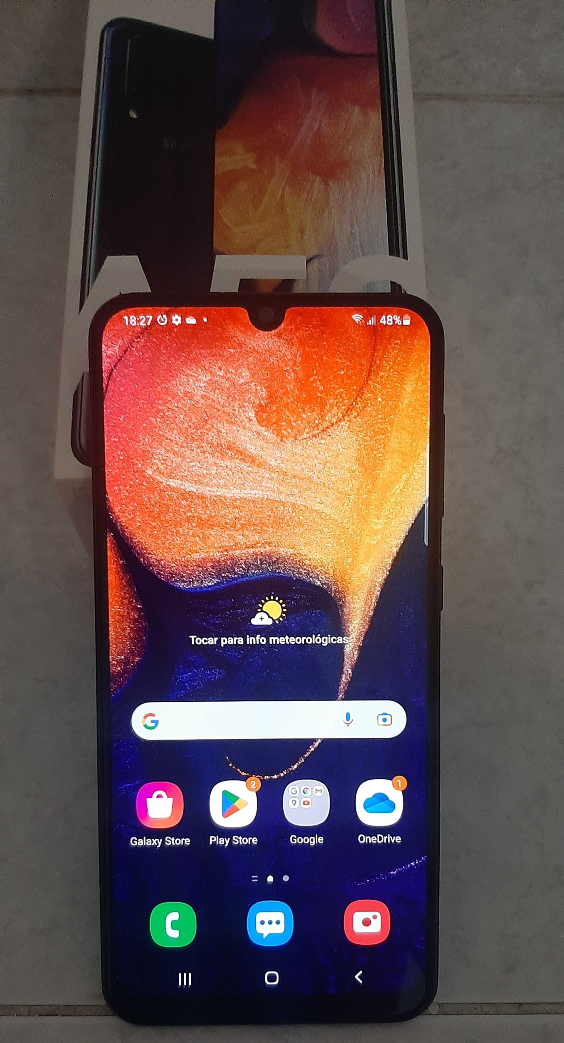 Samsung Galaxy A50 preto brilho