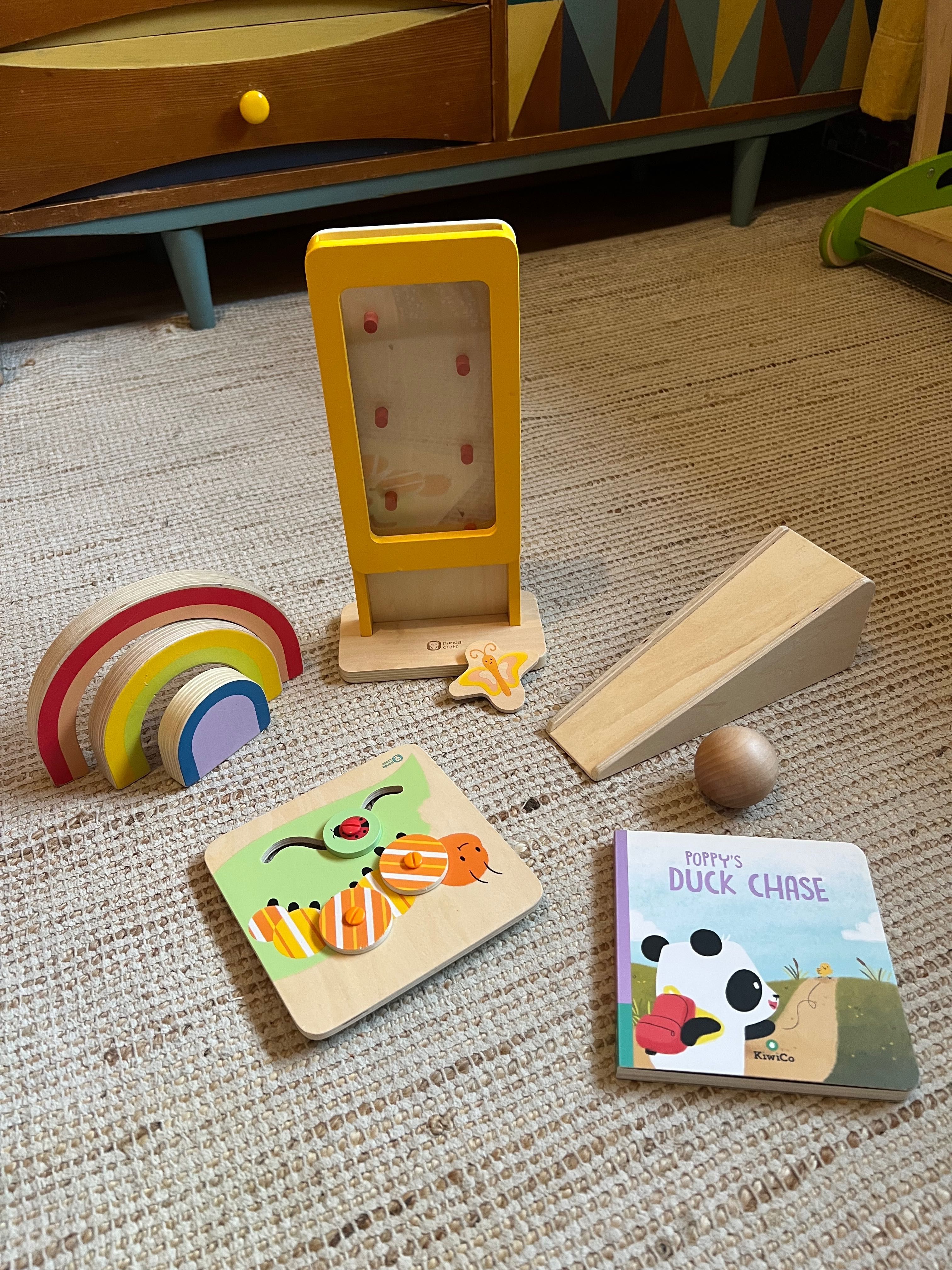 KiwiCo Panda zestaw zabawek montessori  0-2 l