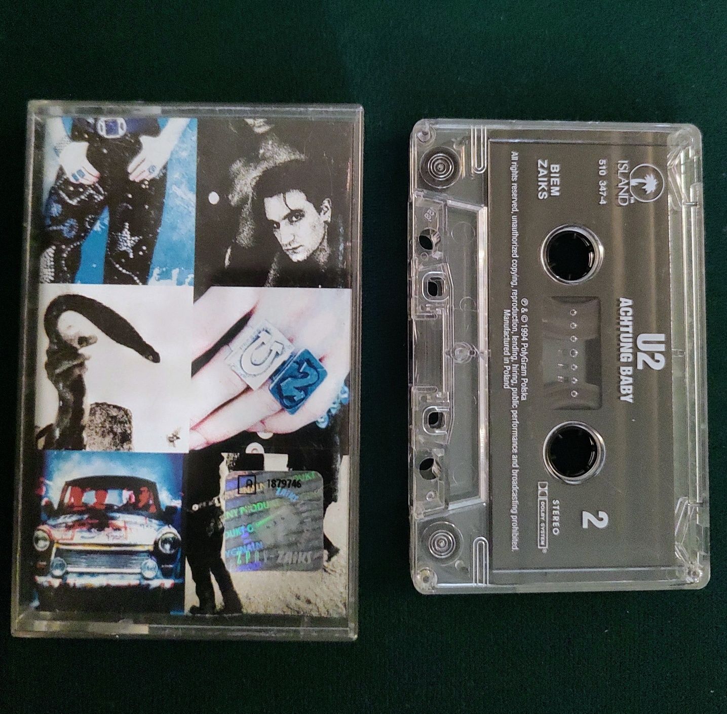 U2 Ahtung Baby - Kaseta