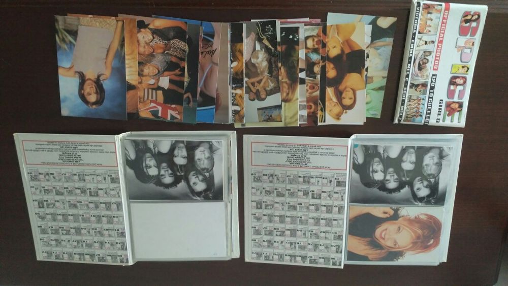 2 Official Spice Girls Photo Albuns + 34 Fotos Extra