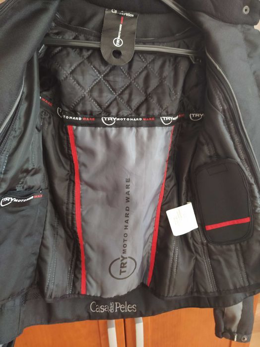 Blusão Motard Trymoto Hard Ware/Calças motard Ixon