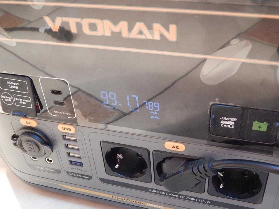 Зарядна станція Vtoman 1500, 1548Вт\г, 1500W