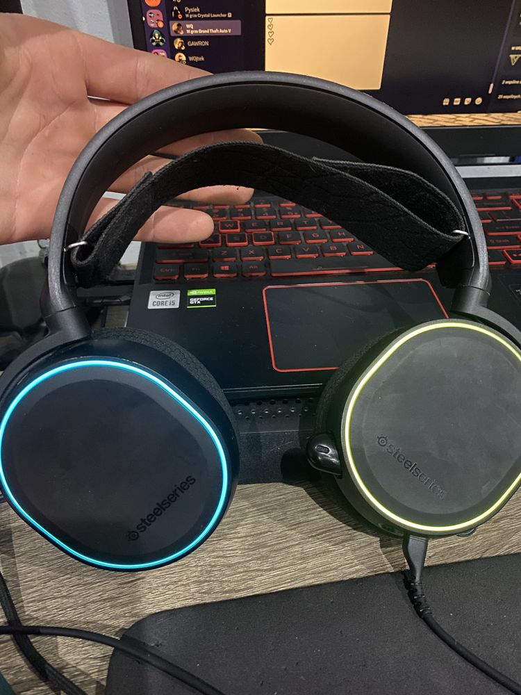 SteelSeries Arctis 5 bardzo dobry  stan