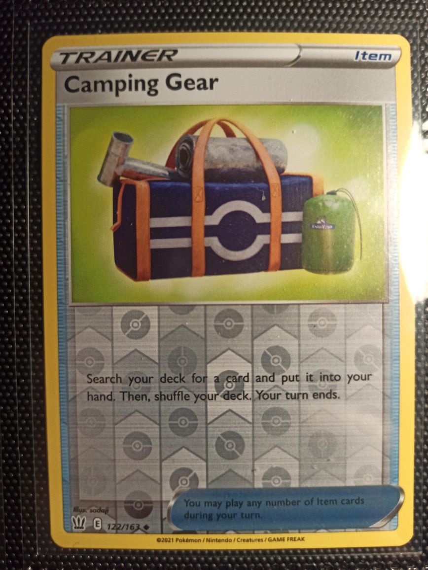 Pokemon TCG karta Camping Gear 122/163 Reverse Holo uncommon