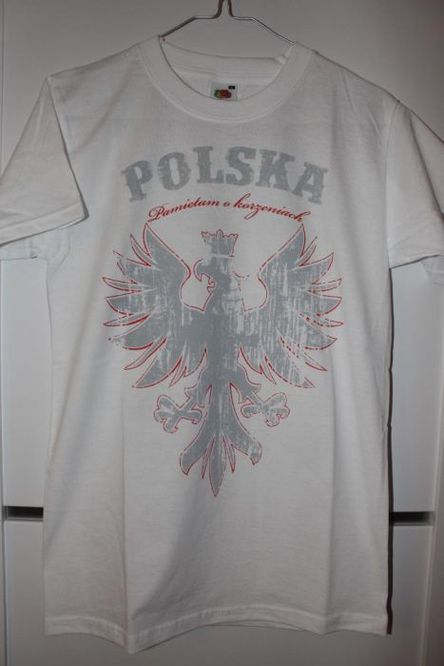 Koszulka patriotyczna - Polska pamiętam o korzeniach