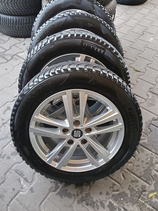 Koła aluminiowe zimowe Seat skoda VW 5x112 et46 6,5x16 205/55/16