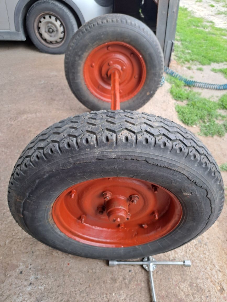 Oś  od wozu koła  7.50 R 20 , 6.50 R 16 C / 6.0 R 15, przyczepki