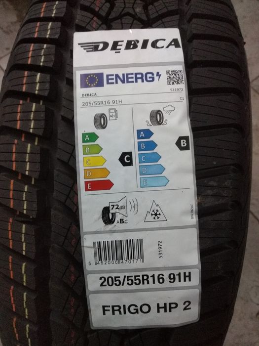 Nowe opony zimowe Dębica Frigo HP2, 205/55R16. MONTAŻ GRATIS !!!