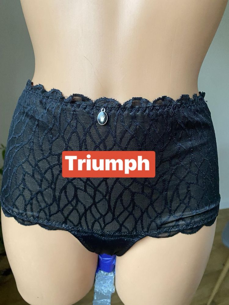 triumph majtki czarne s wysokie