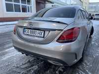 Спойлер Mercedes С-class W205 AMG (чорный глянец)