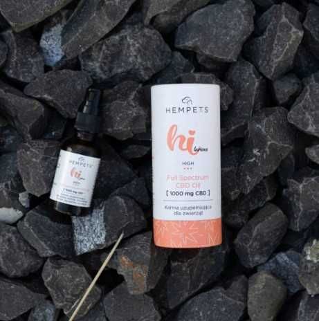 Karma uzupełniająca dla zwierząt Hempets 1000 mg CBD