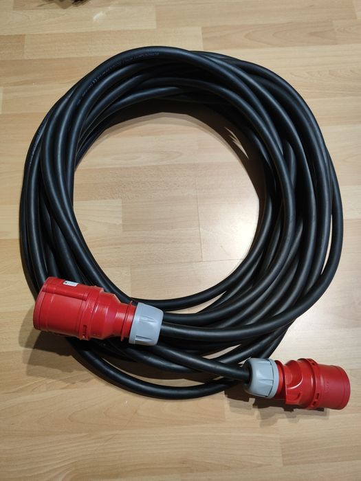 Przedłużacz Przemysłowy Gumowy 400V 32A ONPD H07RN-F 5x6mm2 20m