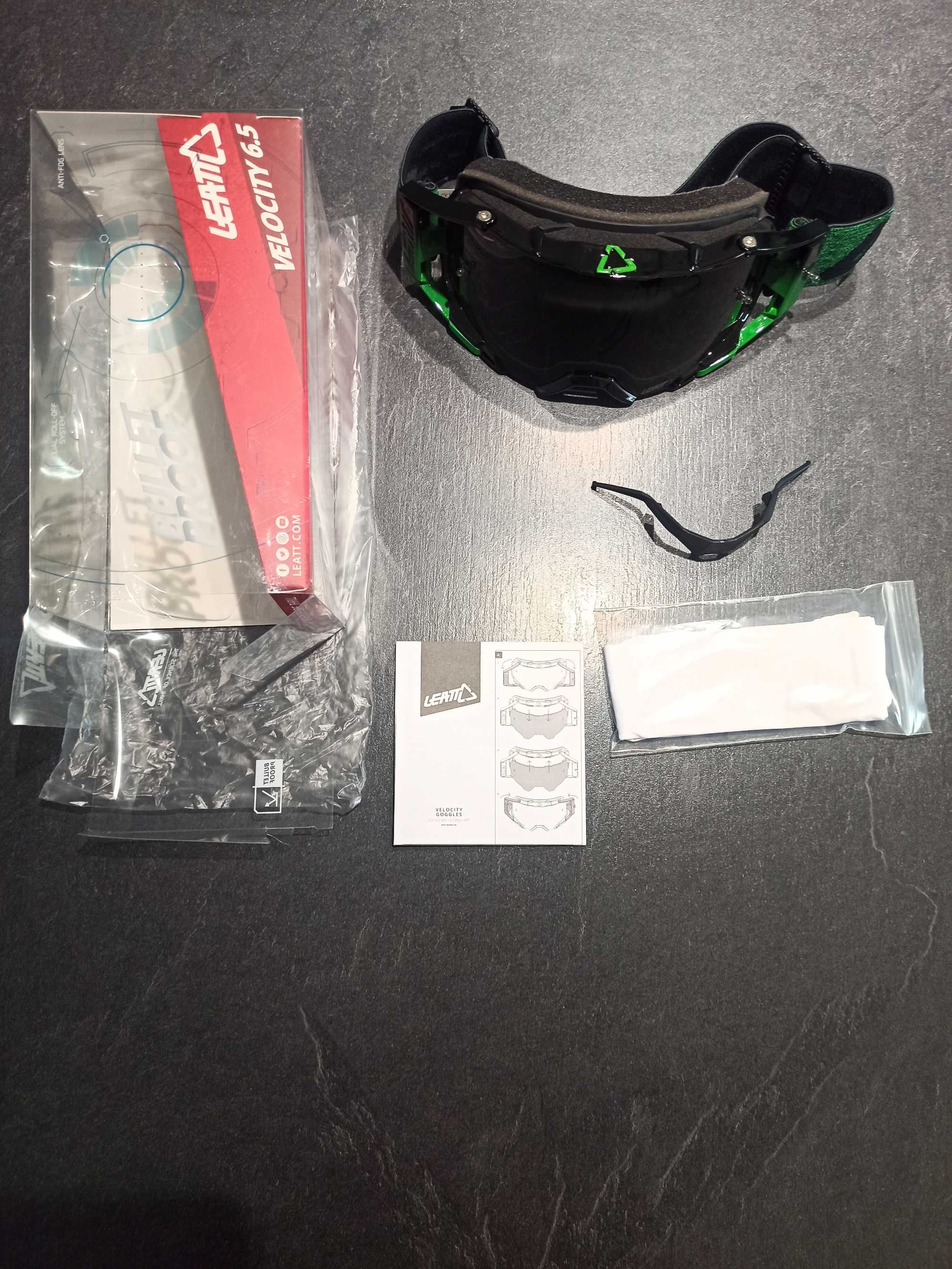 Goggle okulary Leatt velocity 6.5 bullet proof NOWE